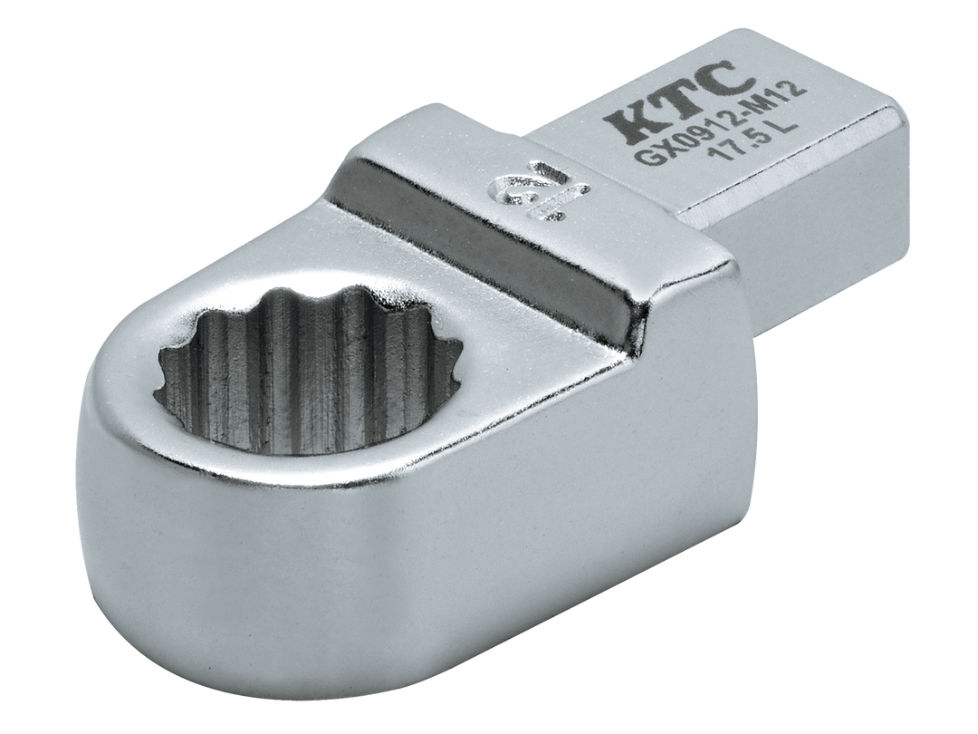 [GX0912-M12] KTC(京都機械工具)9×12めがねレンチ交換ヘッド（対辺12mm） 単品1本