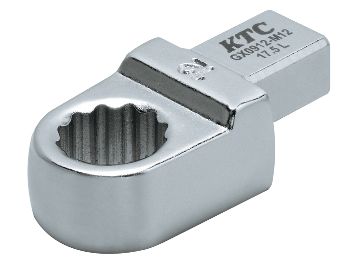 [GX0912-M12] KTC(京都機械工具)9×12めがねレンチ交換ヘッド（対辺12mm） 単品1本