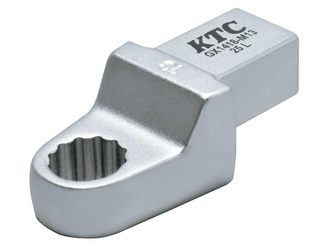 [GX1418-M13] KTC(京都機械工具)14×18めがねレンチ交換ヘッド（対辺13mm） 単品1本