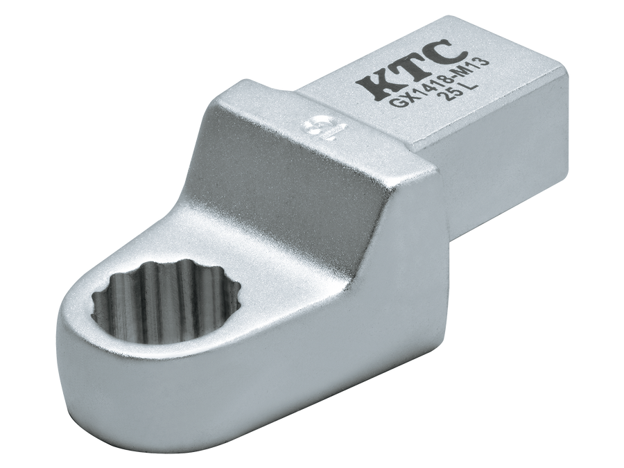 [GX1418-M13] KTC(京都機械工具)14×18めがねレンチ交換ヘッド（対辺13mm） 単品1本