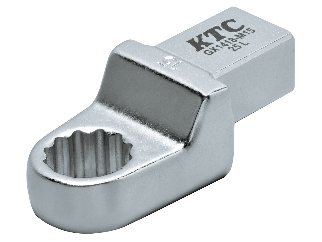 [GX1418-M15] KTC(京都機械工具)14×18めがねレンチ交換ヘッド（対辺15mm） 単品1本