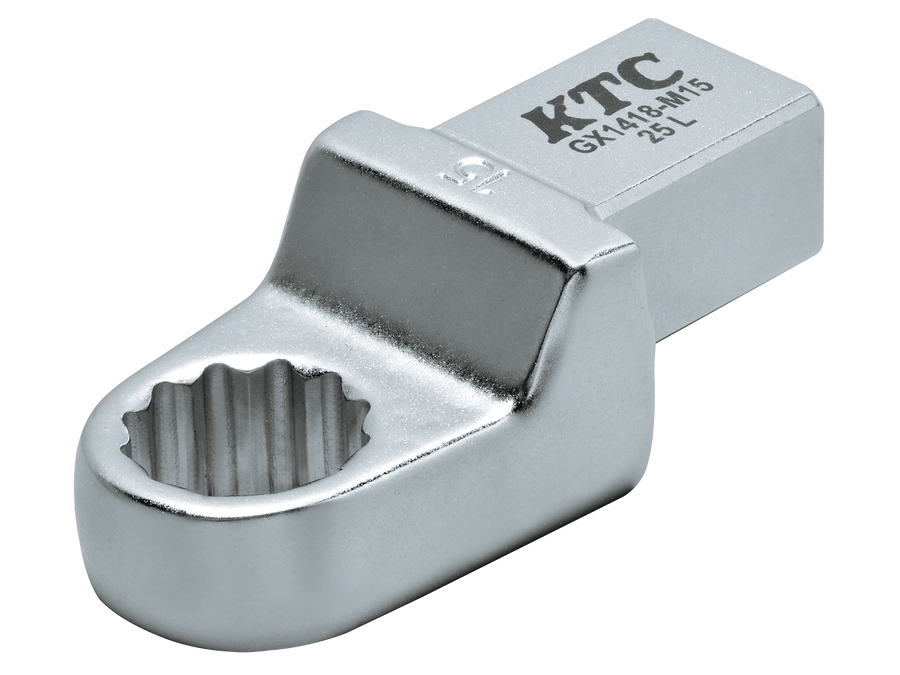 [GX1418-M15] KTC(京都機械工具)14×18めがねレンチ交換ヘッド（対辺15mm） 単品1本