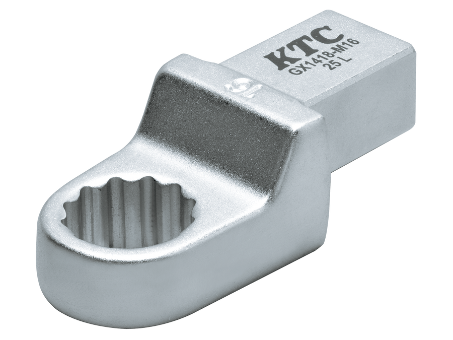 [GX1418-M16] KTC(京都機械工具)14×18めがねレンチ交換ヘッド（対辺16mm） 単品1本
