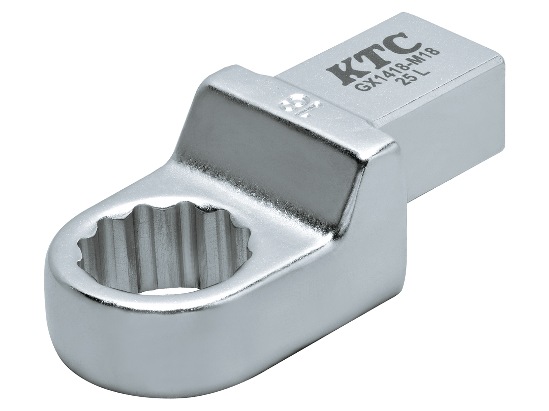 [GX1418-M18] KTC(京都機械工具)14×18めがねレンチ交換ヘッド（対辺18mm） 単品1本 - MisakaZoo