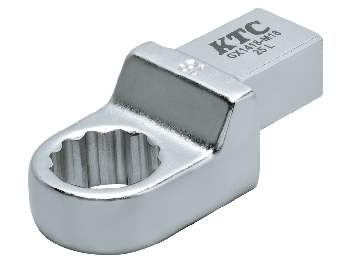 [GX1418-M18] KTC(京都機械工具)14×18めがねレンチ交換ヘッド（対辺18mm） 単品1本