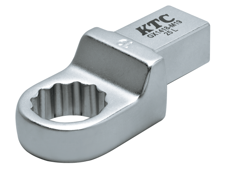 [GX1418-M19] KTC(京都機械工具)14×18めがねレンチ交換ヘッド（対辺19mm） 単品1本