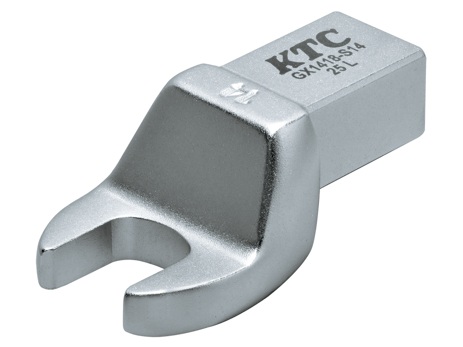 [GX1418-S14] KTC(京都機械工具)14×18スパナ交換ヘッド（対辺14mm） 単品1本