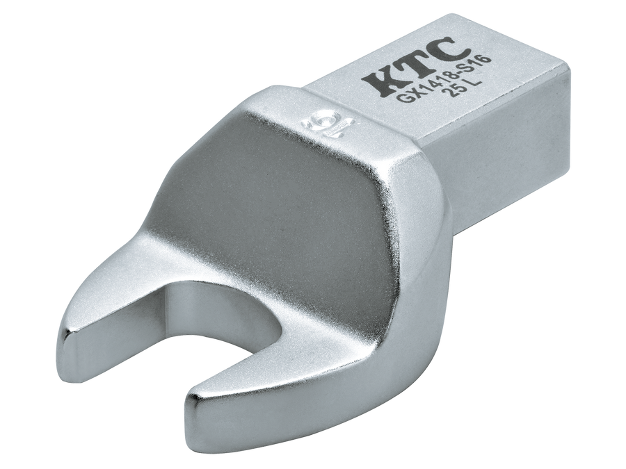 [GX1418-S16] KTC(京都機械工具)14×18スパナ交換ヘッド（対辺16mm） 単品1本