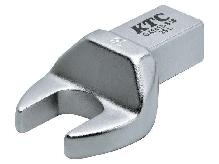 [GX1418-S18] KTC(京都機械工具)14×18スパナ交換ヘッド（対辺18mm） 単品1本