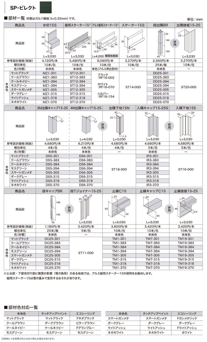 IG SIDING (アイジー工業) SP-ビレクト(SP-BITECT) カラー8色 メーカー30年保証 - MisakaZoo