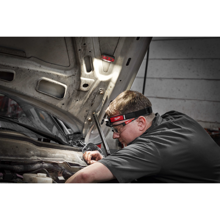 <tc>Milwaukee Tool</tc> Built-in battery 450 lumen IR headlamp HL450 APJ