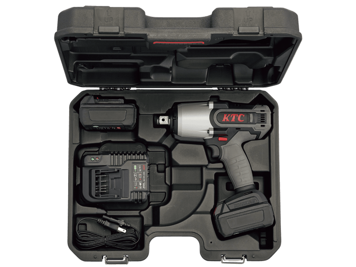 [JTAE682] KTC(京都機械工具)19.0sq. コードレストルクリミット インパクトレンチセット セット品 - MisakaZoo