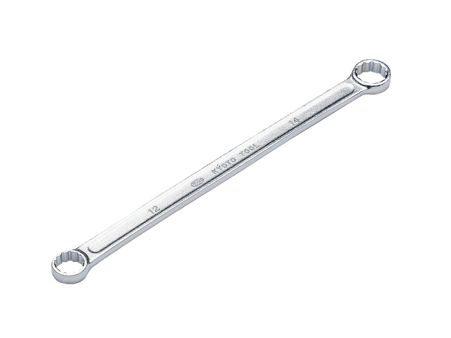 [M150-12X14] KTC(京都機械工具)ストレートロングめがねレンチ（対辺12×14mm） 単品1本 - MisakaZoo