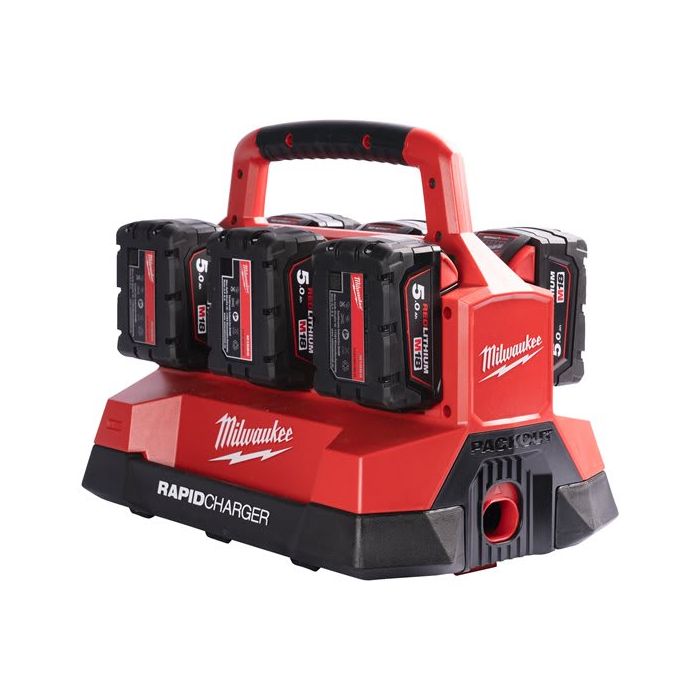 「本体のみ」 Milwaukee Tool |ミルウォーキーツール M18™ PACKOUT™ 6口 充電器 M18 PC6 JP