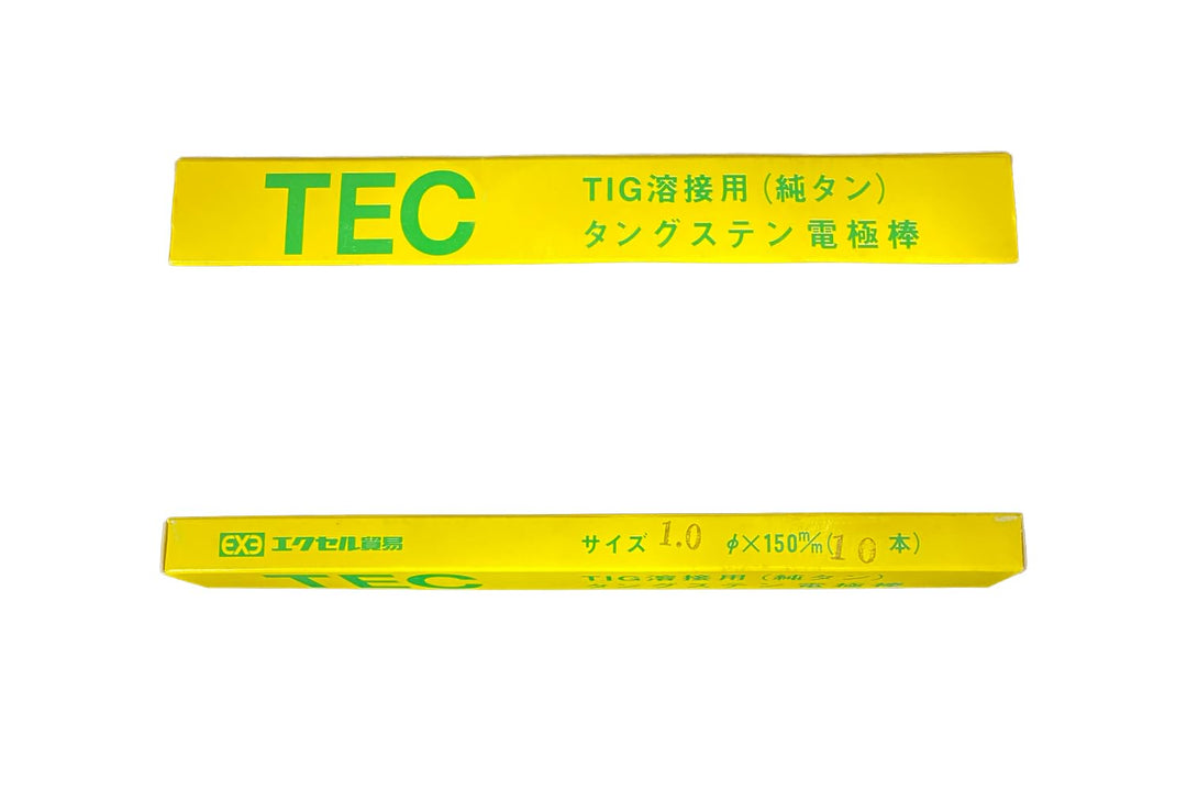[MisakaZoo 2本入 MO-Pack] エクセル貿易 TEC純タン TIG溶接用 タングステン電極棒 φ1.0×150mm - MisakaZoo