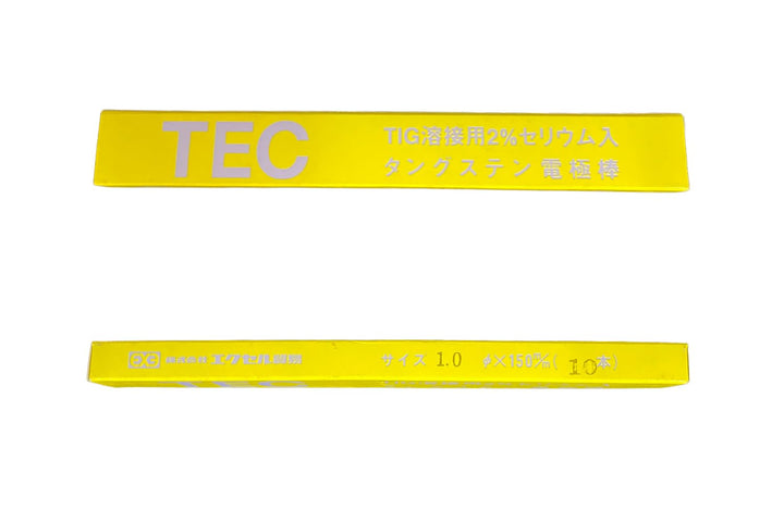 [MisakaZoo 2本入 MO-Pack] エクセル貿易 TECセリウム TIG溶接用 タングステン電極棒 φ1.0×150mm - MisakaZoo
