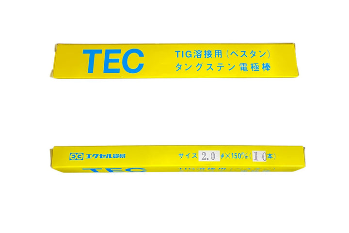 [MisakaZoo 2本入 MO-Pack] エクセル貿易 TECべスタン TIG溶接用 タングステン電極棒 φ2.0×150mm - MisakaZoo