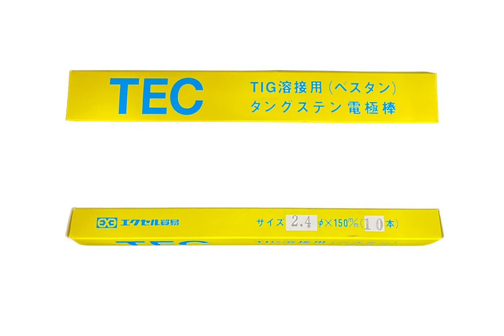 [MisakaZoo 2本入 MO-Pack] エクセル貿易 TECべスタン TIG溶接用 タングステン電極棒 φ2.4×150mm - MisakaZoo