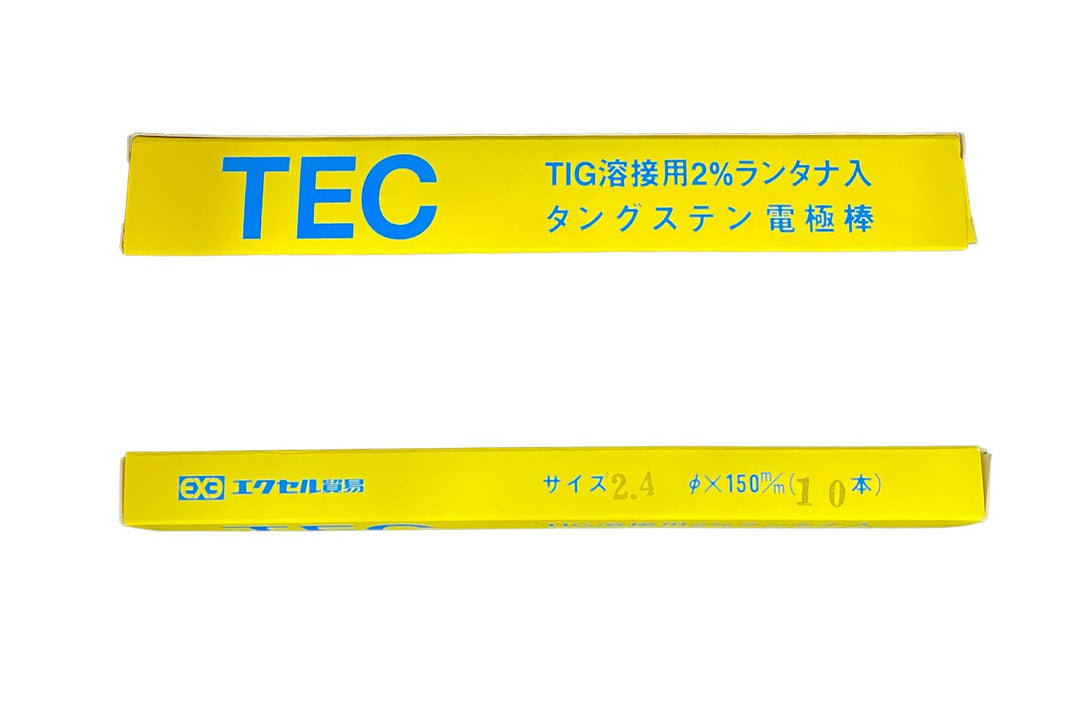 [MisakaZoo 2本入 MO-Pack] エクセル貿易 TECランタナ TIG溶接用 タングステン電極棒 φ2.4×150mm - MisakaZoo