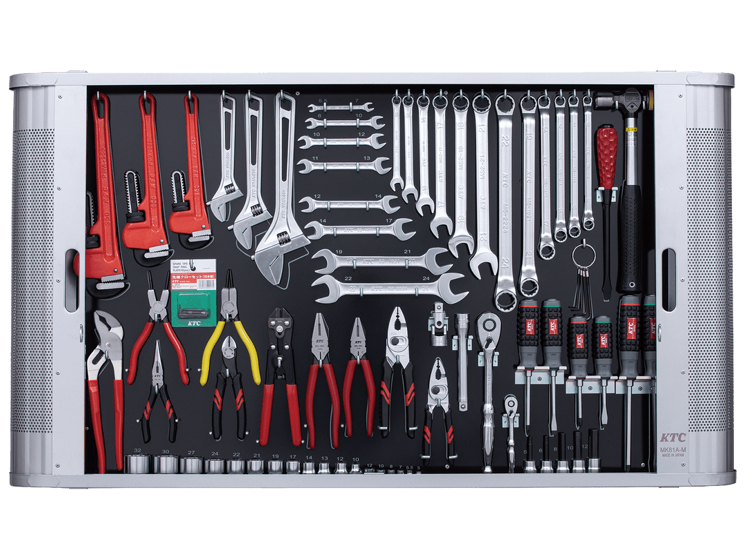 [MK83] KTC(京都機械工具)メカニキット（一般機械整備向け）［76点］ セット品76点 - MisakaZoo