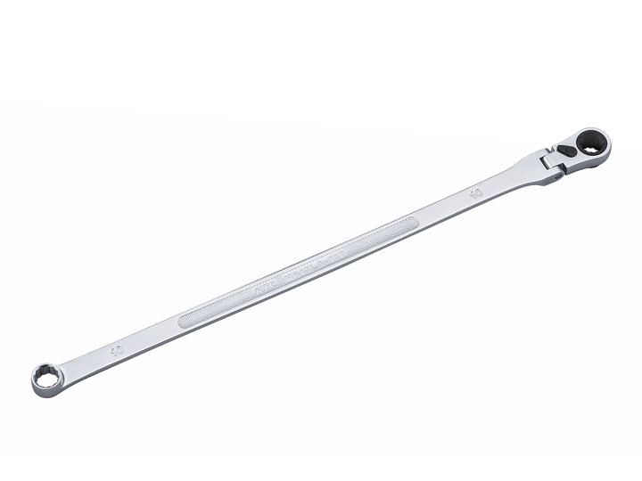 [MR15LA-10F〜MR15LA-19F] KTC(京都機械工具)超ロングラチェットめがねレンチ（首振りタイプ） 単品（全6サイズ） - MisakaZoo