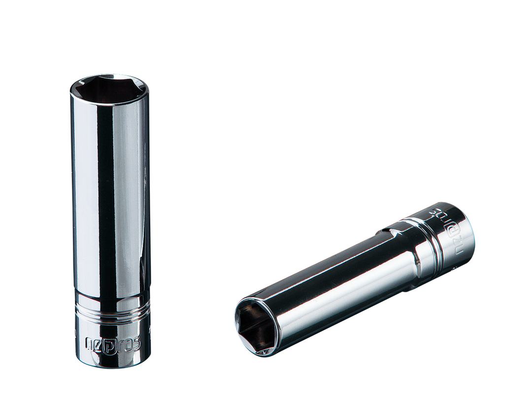 [NB2L-10] Nepros(ネプロス)6.3sq.ディープソケット（六角） 10mm - MisakaZoo