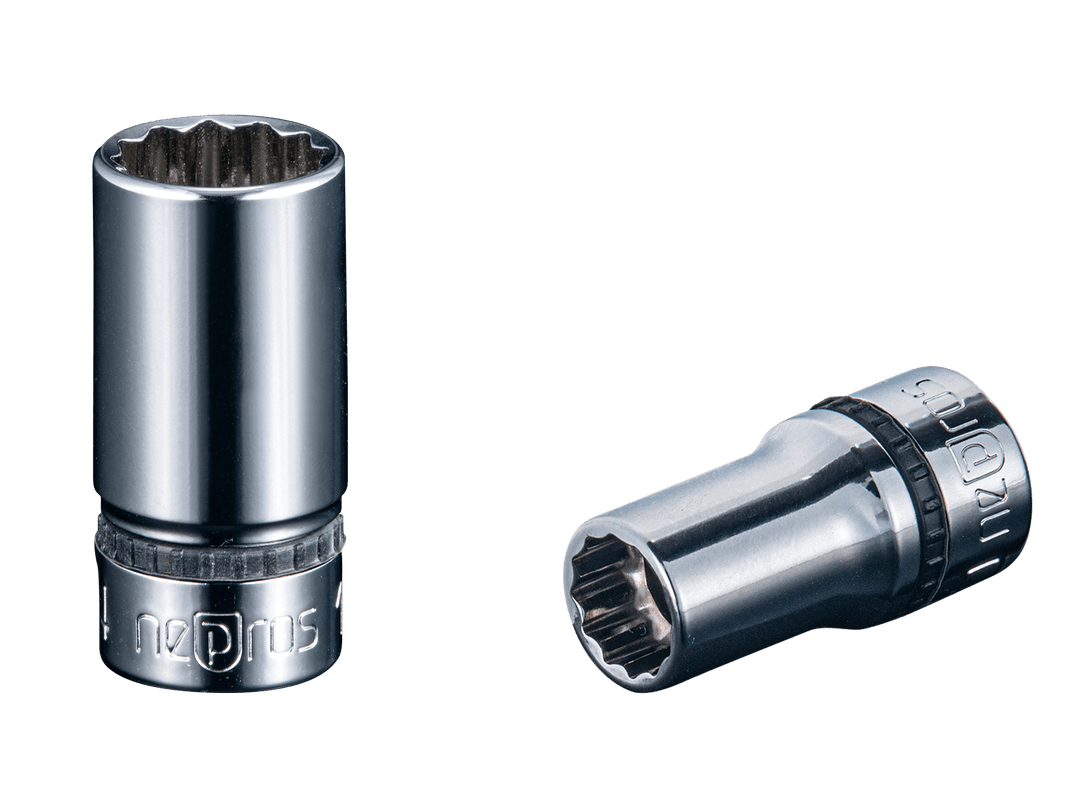 [NB3M-11/16W] Nepros(ネプロス)9.5sq.セミディープソケット（十二角）インチサイズ 11/16inch 単品1個 - MisakaZoo