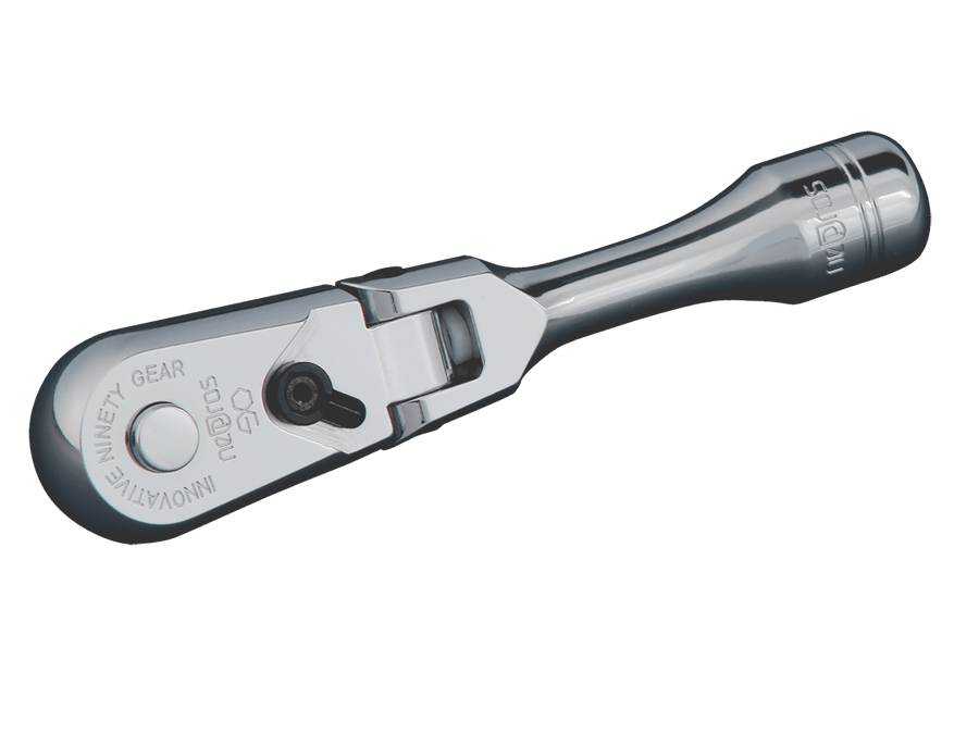 [NBRC390FS] Nepros(ネプロス)9.5sq.コンパクトショートフレックスラチェットハンドル 単品1本 - MisakaZoo