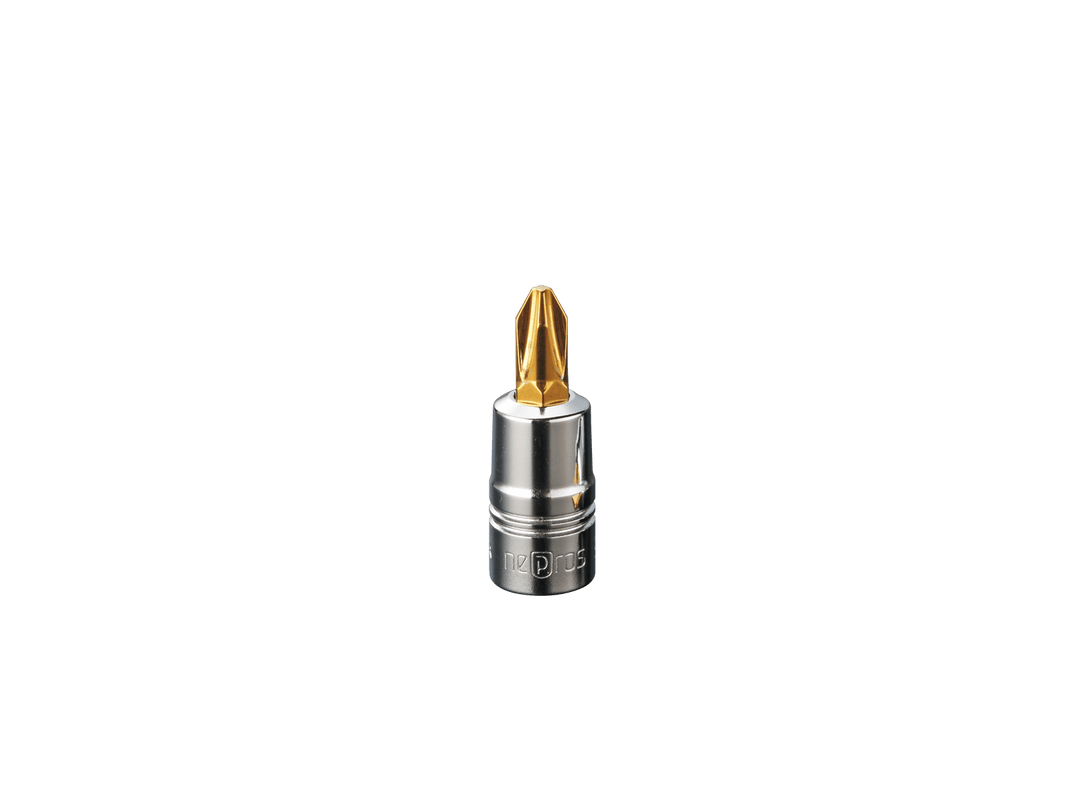 [NBT2P-2SS] Nepros(ネプロス)6.3sq.スタッビクロスビットソケット No.2プラス 単品1個 - MisakaZoo