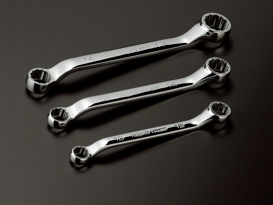 [NM5S-1012] Nepros(ネプロス)45°×6°ショートめがねレンチ 10×12mm - MisakaZoo