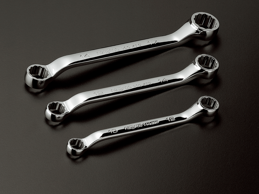 [NM5S-1315] Nepros(ネプロス)45°×6°ショートめがねレンチ 13×15mm 単品1本 - MisakaZoo