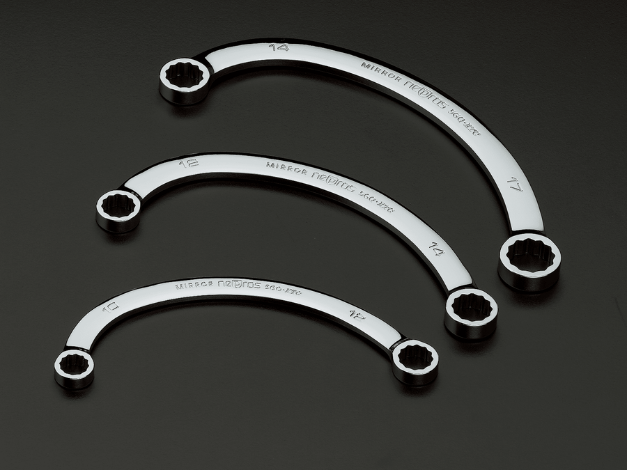 [NMH2-1214] Nepros(ネプロス)ハーフムーンレンチ 12×14mm 単品1本 - MisakaZoo