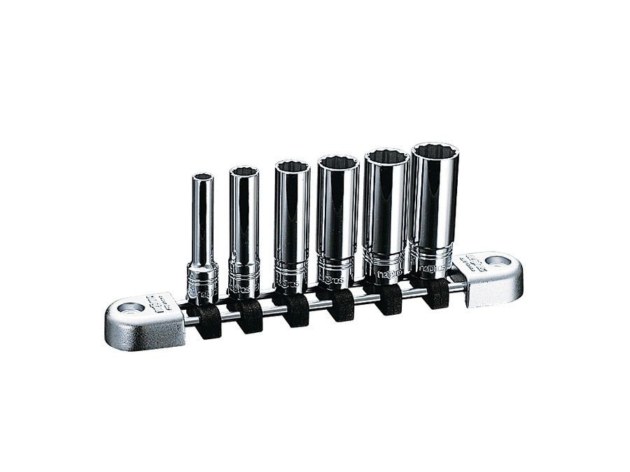 [NTB2L06WA] Nepros(ネプロス)6.3sq.ディープソケットセット(十二角)[6コ組] セット品6個 - MisakaZoo