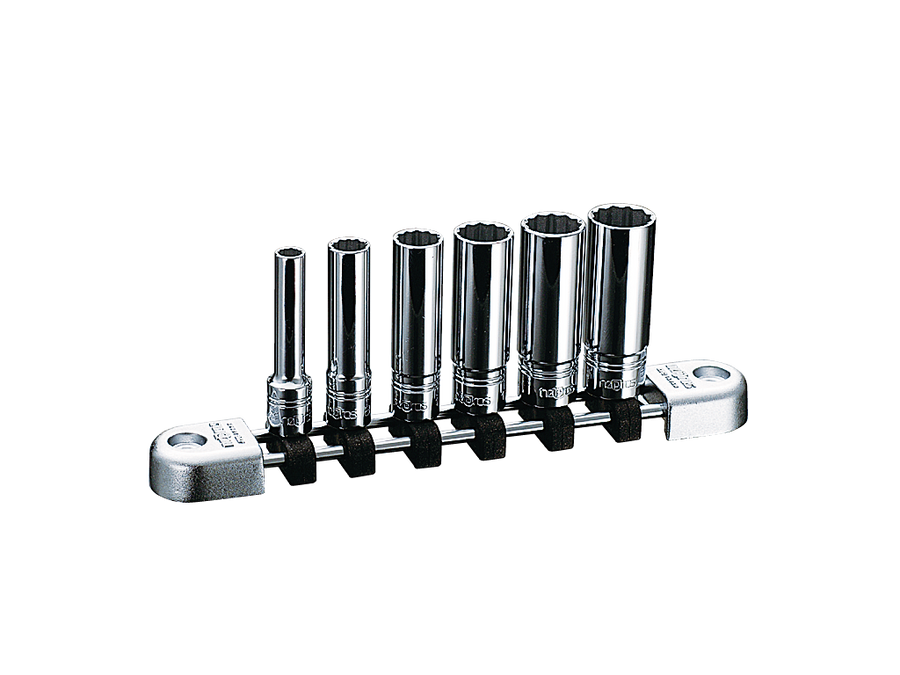 [NTB2L06WA] Nepros(ネプロス)6.3sq.ディープソケットセット(十二角)[6コ組] セット品6個 - MisakaZoo
