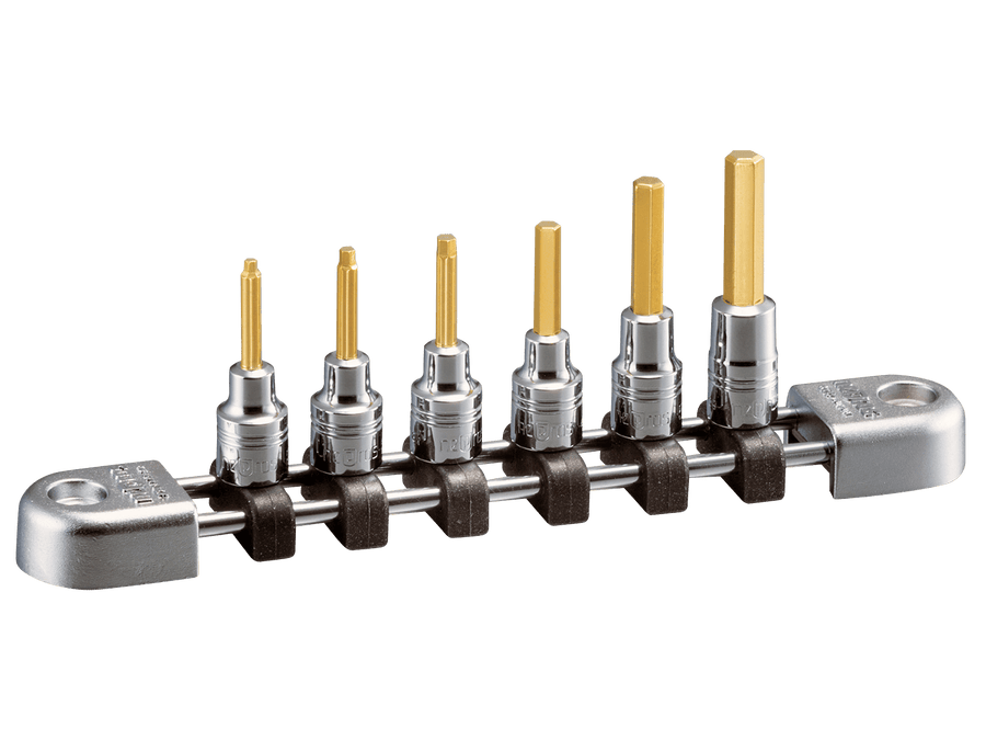 [NTBT206A] Nepros(ネプロス)6.3sq.ヘキサゴンビットソケットセット[6コ組] セット品6個 - MisakaZoo