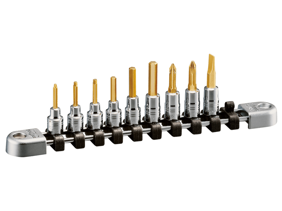 [NTBT209A] Nepros(ネプロス)6.3sq.ヘキサゴンビットソケットセット[9コ組] セット品9個 - MisakaZoo