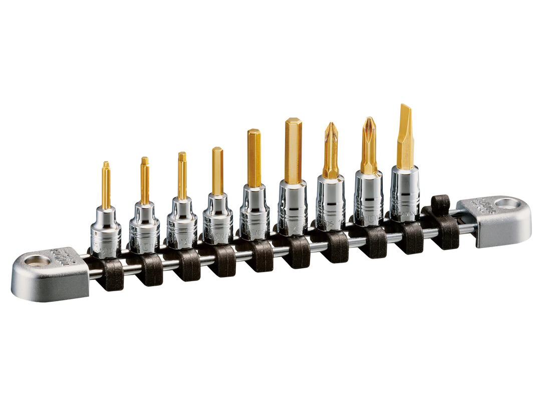 [NTBT209A] Nepros(ネプロス)6.3sq.ヘキサゴンビットソケットセット[9コ組] セット品9個 - MisakaZoo