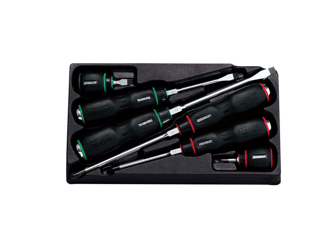 [NTD106] Nepros(ネプロス)樹脂柄ドライバ混合セット[6本組] セット品6本 - MisakaZoo