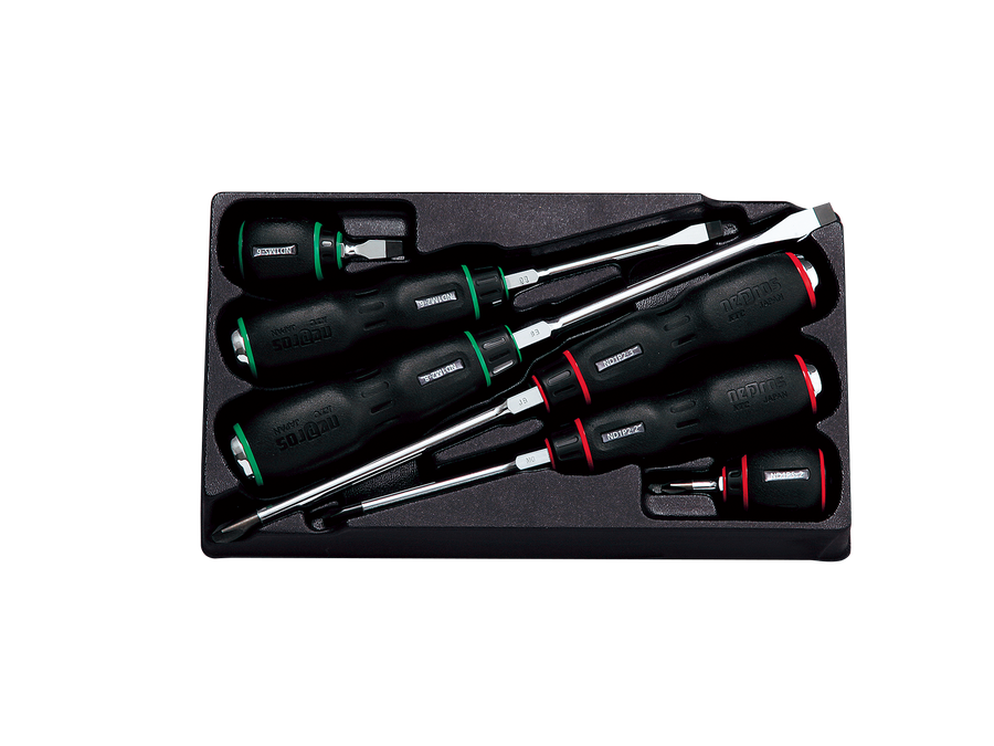 [NTD106] Nepros(ネプロス)樹脂柄ドライバ混合セット[6本組] セット品6本 - MisakaZoo