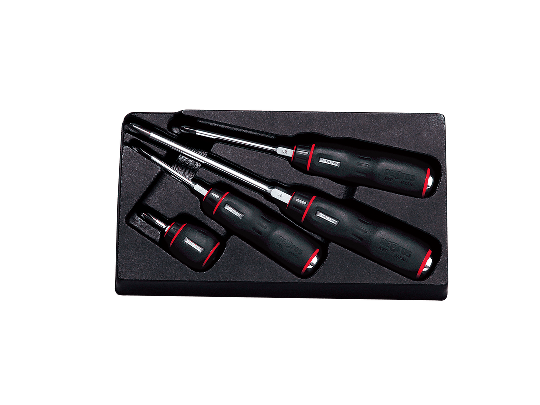 [NTD1P04] Nepros(ネプロス)樹脂柄クロスドライバセット[4本組] セット品4本 - MisakaZoo
