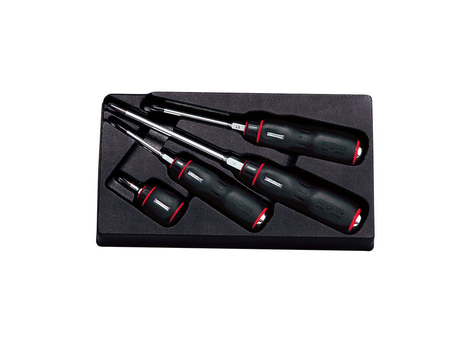 [NTD1P04] Nepros(ネプロス)樹脂柄クロスドライバセット[4本組] セット品4本 - MisakaZoo