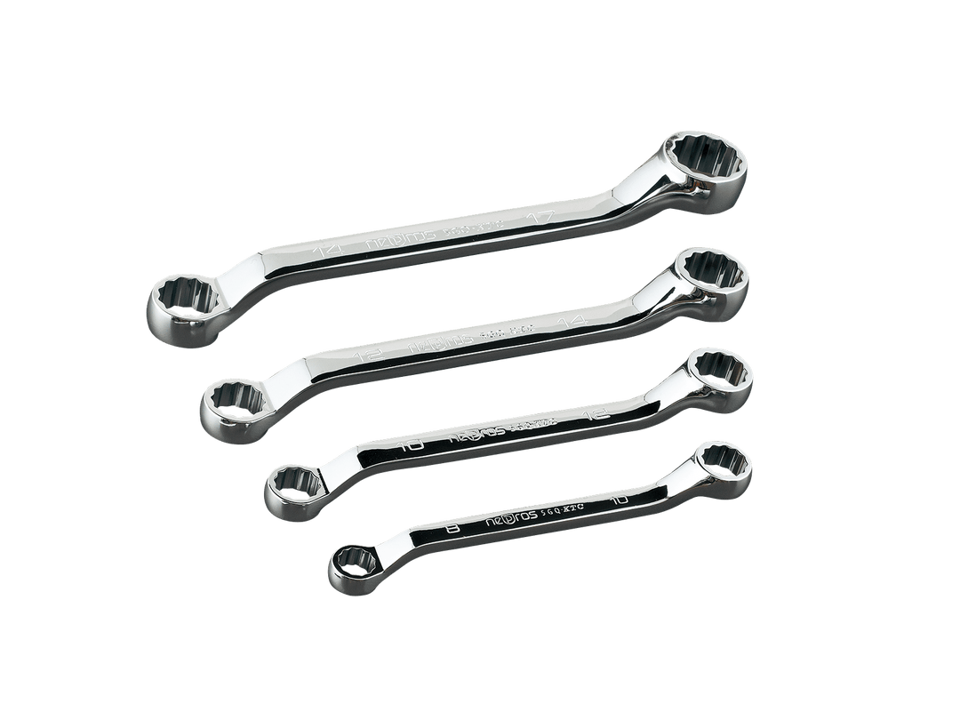 [NTM5S04] Nepros(ネプロス)45°×6°ショートめがねレンチセット[4本組] セット品4本 - MisakaZoo
