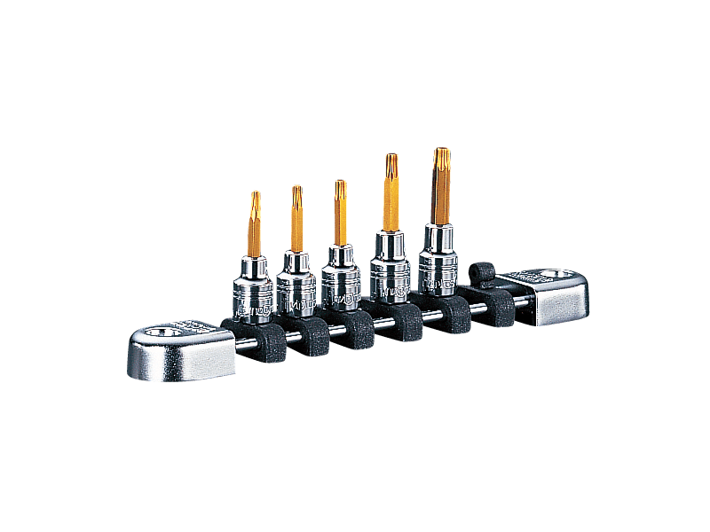 [NTQ4T05A] Nepros(ネプロス)6.3sq.T型トルクスビットソケットセット[5コ組] セット品5個 - MisakaZoo