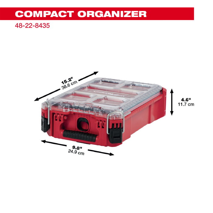 Alat Milwaukee "PackOut" |Alat Milwaukee PACKOUT™ Organizer ( SUkuran) 48-22-8435