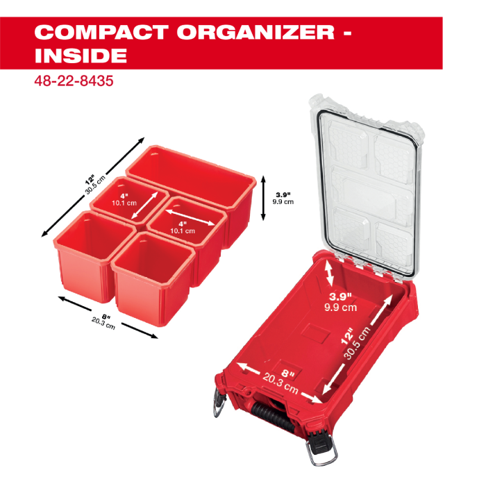 Alat Milwaukee "PackOut" |Alat Milwaukee PACKOUT™ Organizer ( SUkuran) 48-22-8435