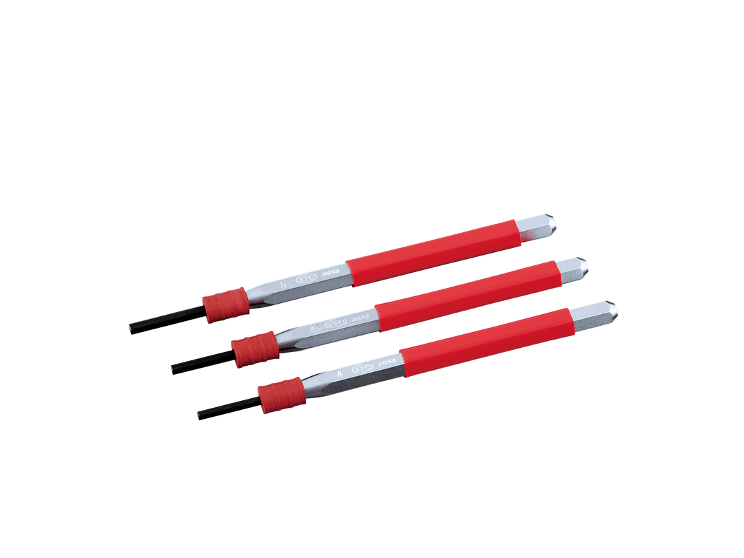 [PK3] KTC(京都機械工具)ノックピンポンチセット［3本組］（PK-4185・45185・5190） セット品3点 - MisakaZoo