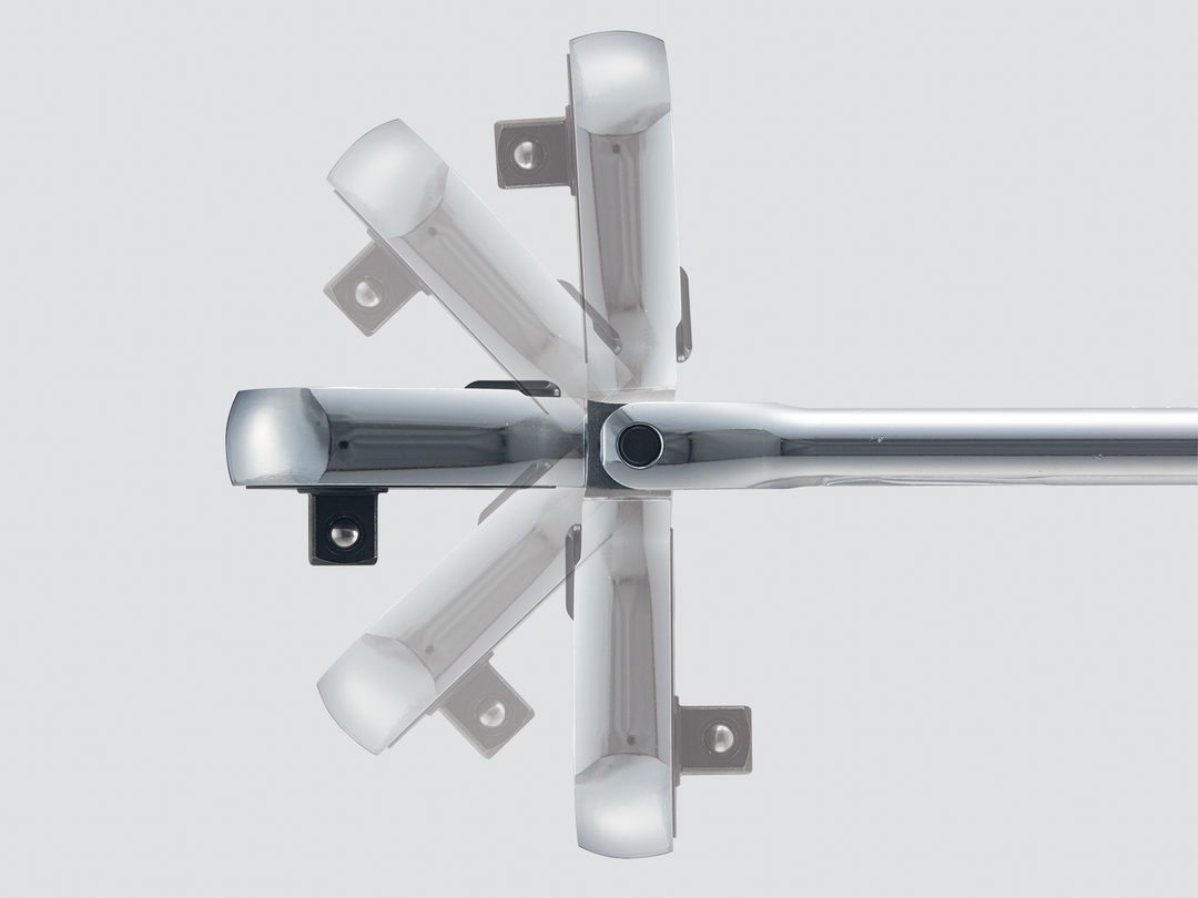 [BR390FL] KTC(京都機械工具)9.5sq.フレックスロングラチェットハンドル（全長275mm） 単品1本 - MisakaZoo