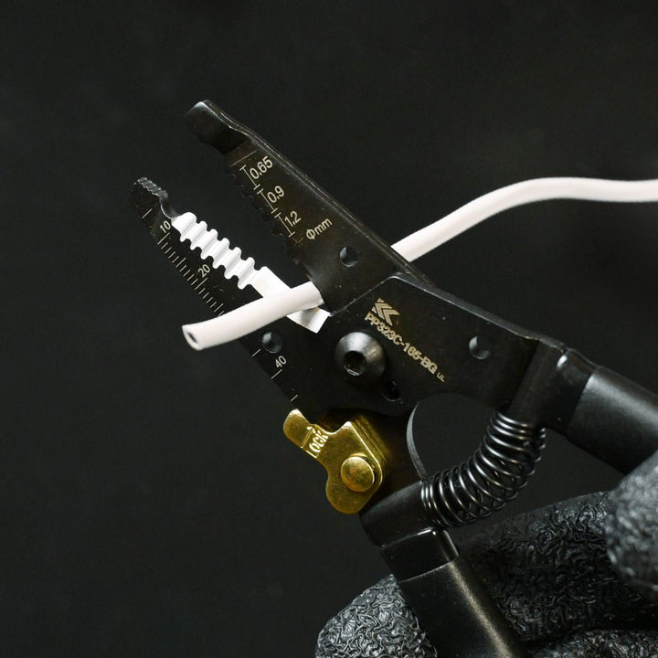 [PP323C-165-BG] KUROKIN 黒金(Black & Gold) ワイヤーストリッパ C型 単品1丁 - MisakaZoo