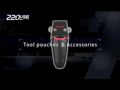 ベッセル ペンチホルダー（ドライバー2本、ペンチ2本差し）No.TPH-40 ( 動画