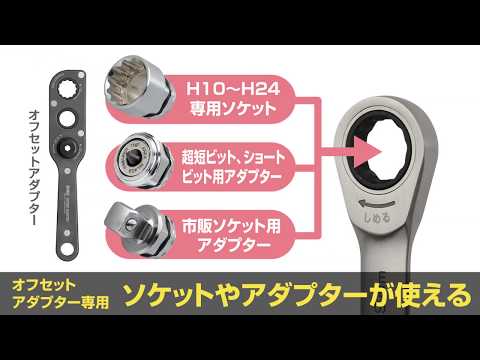 アネックス AOA-19RW ラチェットレンチ19ｍｍ 動画1
